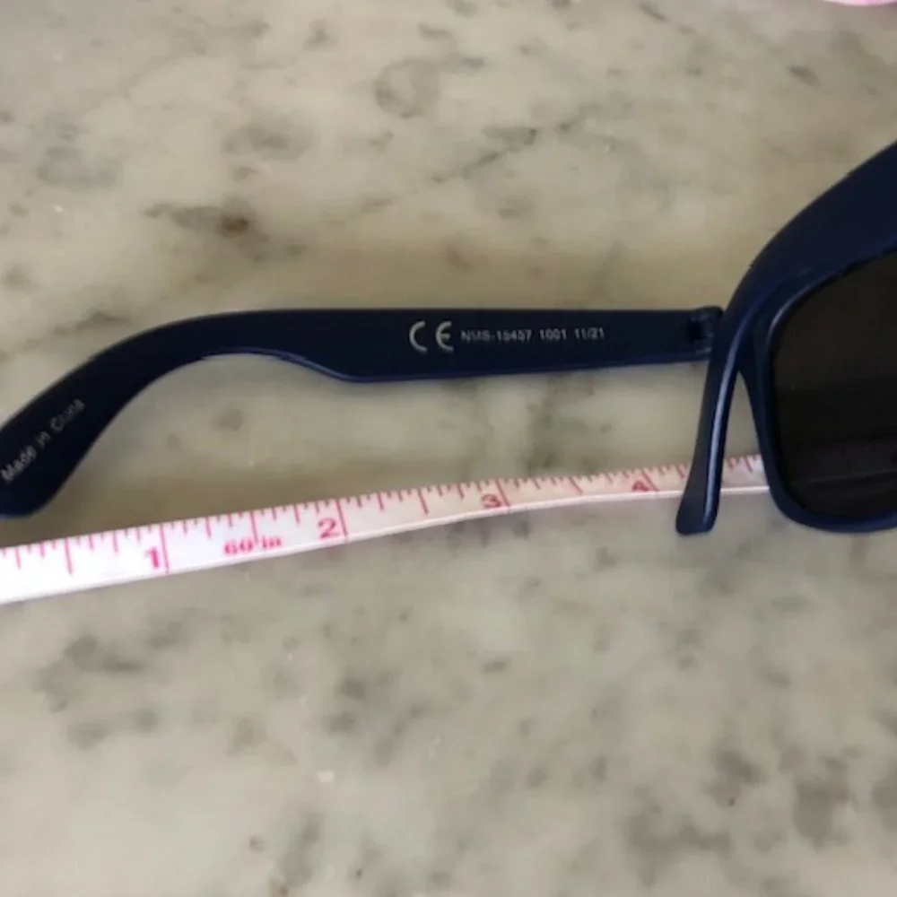 TOMMY BAHAMA Kids Navy Sunglasses & Shark Hard Case